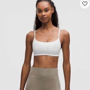 Lululemon Wunder Stappy A/B White Sports Bra